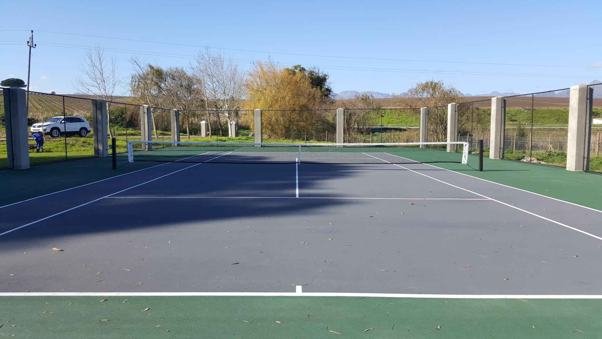 Court fencing by Plastotop