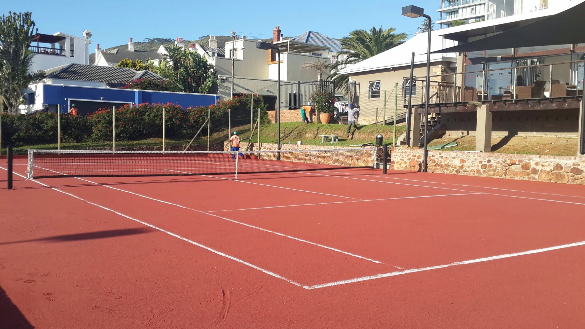 Synthetic clay court project