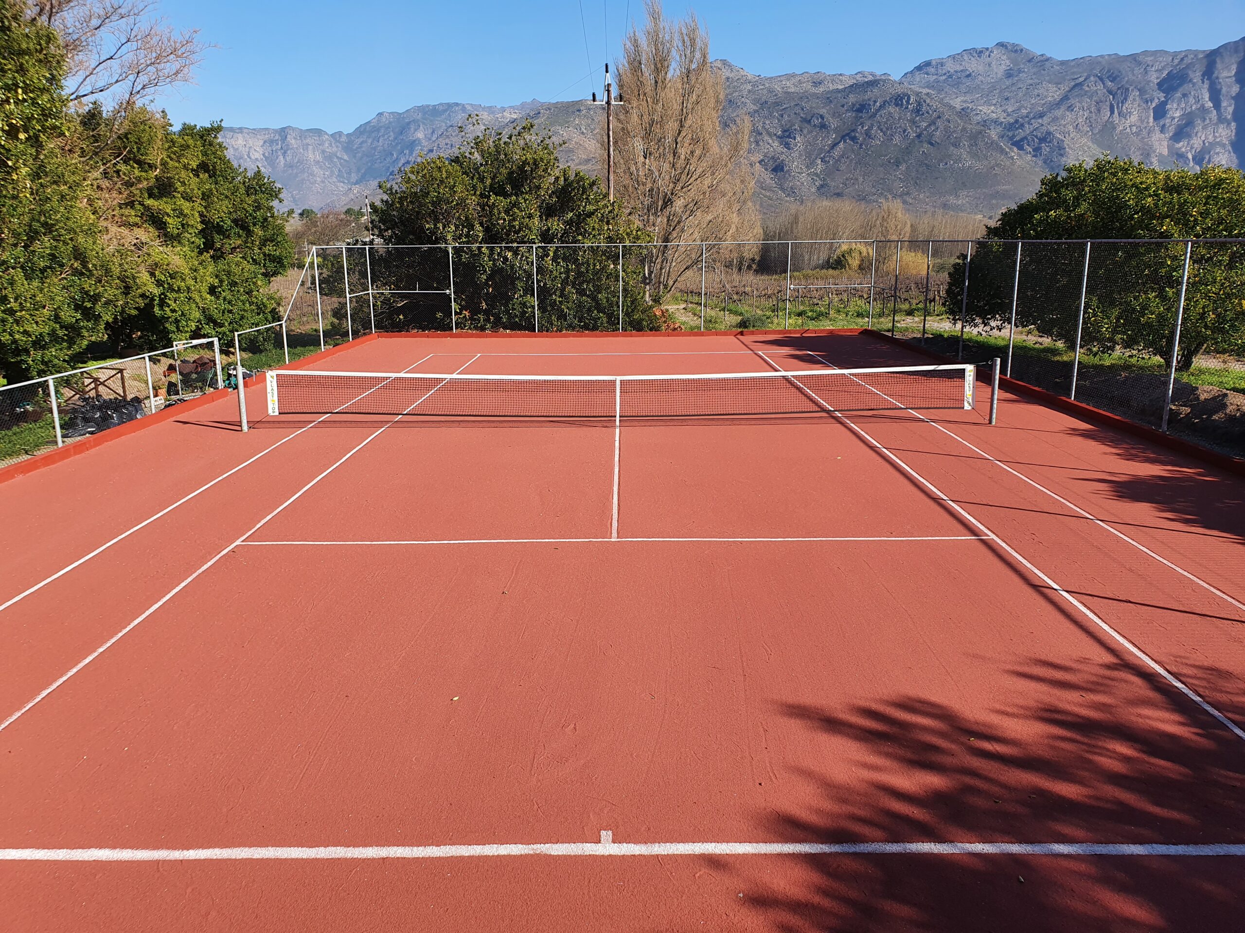 Synthetic clay court project
