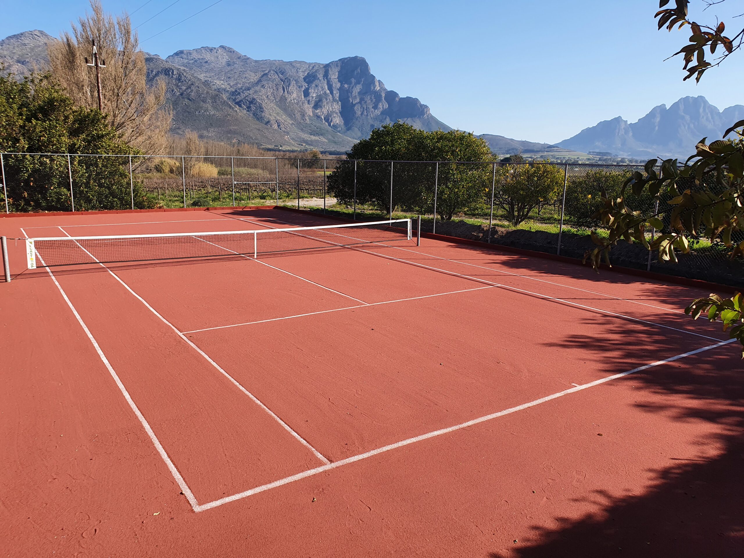 Synthetic clay court project
