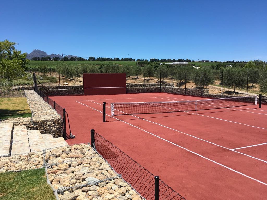 Synthetic clay court project