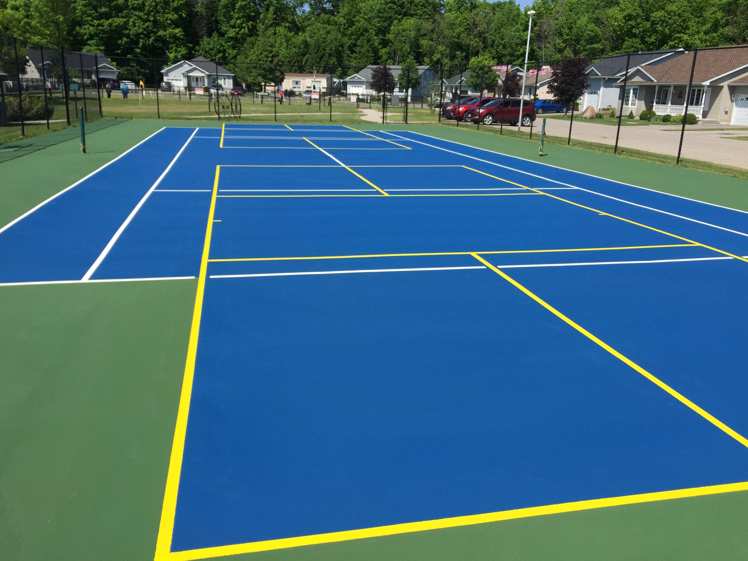 Pickleball court surface